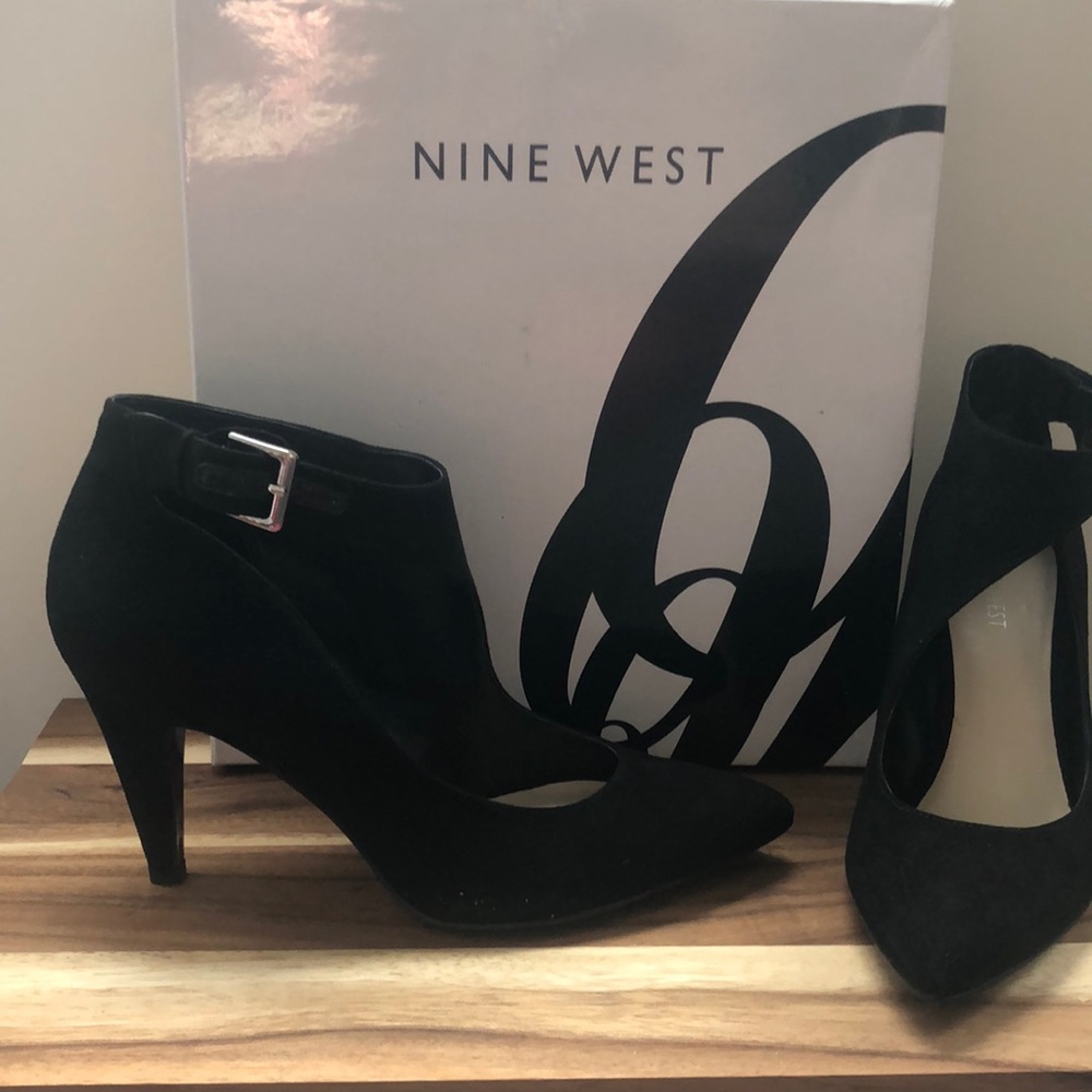 High heels with ankle strap